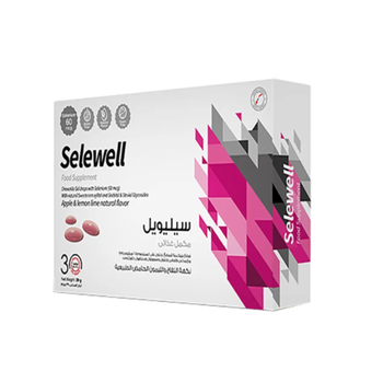 Selewell Apple & Lemon Lime Selenium Supplement 30 Pieces