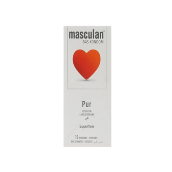Masculan Pur Ultra-Fin Superfine Condoms 10 Pieces