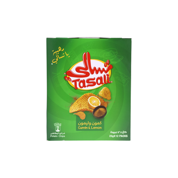 Tasali Cumin Lemon Chips 12x25g