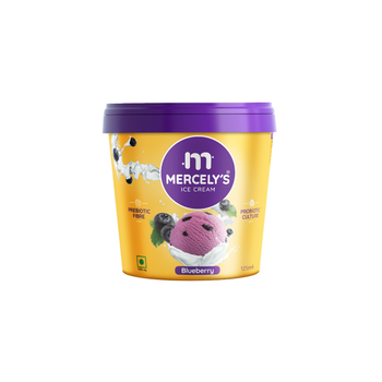 Mercely'S Blueberry Ice Cream Mini Tub 125ml