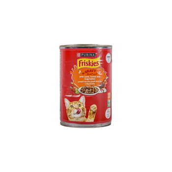 Purina Friskies Lamb & Turkey Wet Cat Food 400g