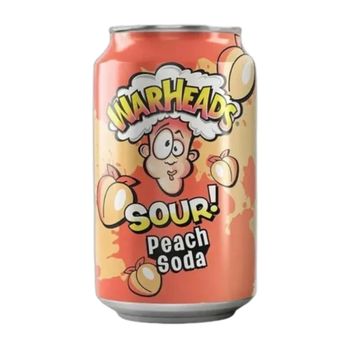 Warheads Sour Peach Soda 330Ml