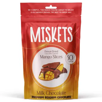 Sw Miskets Milk Choc Frze Mango 80g