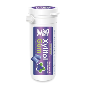 Impact Mints Xylitol Gum Blueberry 30g