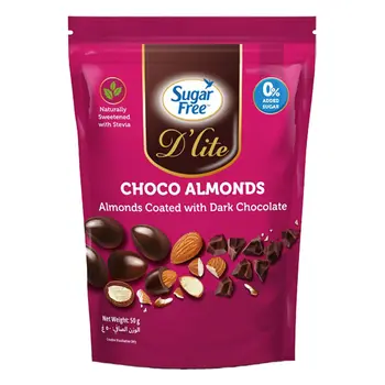 D'Lite Choco Almonds 50g