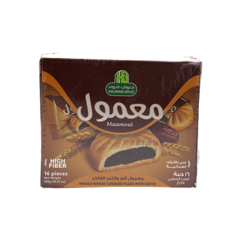 Halwani Bros Date Whole Wheat Maamoul 16x18g
