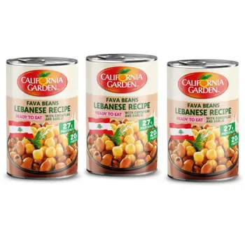 California Garden Lebanese Recipe Fava Beans 3x450g