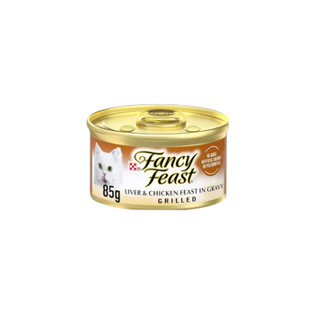 Purina Fancy Feast Wet Food For Cats With Grilled Chicken In Gravy 85g
