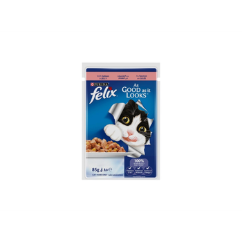 Purina Felix Wet Food For Cats With Salmon In Jelly 85g