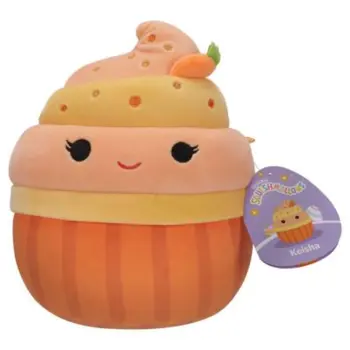 SQK Little Plush 5" Squishmallows Keisha Orange Cupcake W/Orange Frosting 1Piece