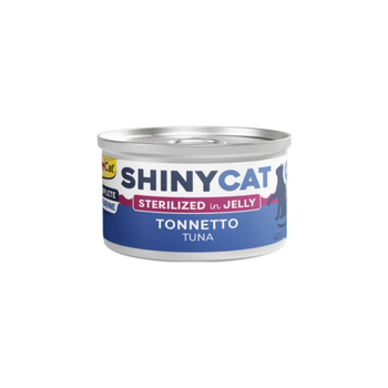 GimCat shiny cat wet food for sterilized cats with tuna in jelly 70g