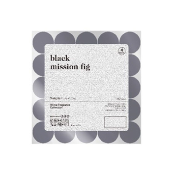 ساكو مجموعة من 100 شمعة صغيرة معطرة برائحة التين ذات تصميم أنيق باللون الأسود. الرمز: C0325302261-B 1قطعة