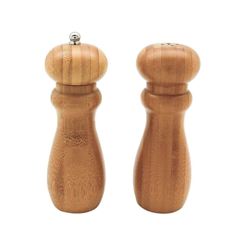 بين سيرفي طقم عبوات توابل من الخيزران عالي الجودة مكون من قطعتين بلون بني 15× 5.8× 5.8سم G12-JL023A,B 1قطعة