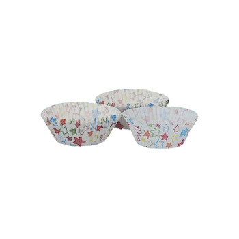 Chef Craft Stars Printed Baking Cup Multicolour 9.6 X 4.2 X 12.8 Cm 50Pieces