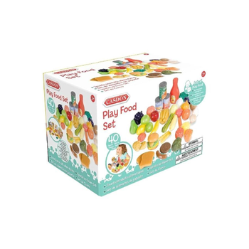 Casdon 40-Piece Play Food Set Multicolour