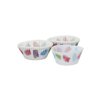 Chef Craft Thumb Print Baking Cup Multicolour 9.8 X 4.6 X 13.4 Cm 50Pieces