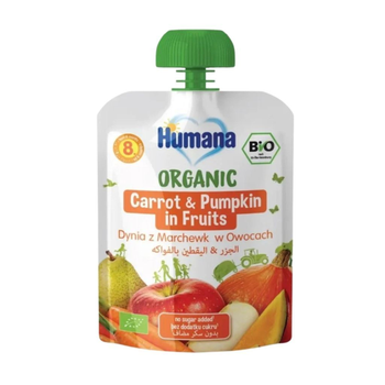 Humana Organic Carrot & Pumpkin Baby Food 90g