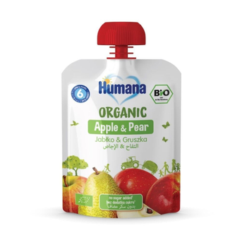Humana Apple & Pear Organic Baby Food 90g