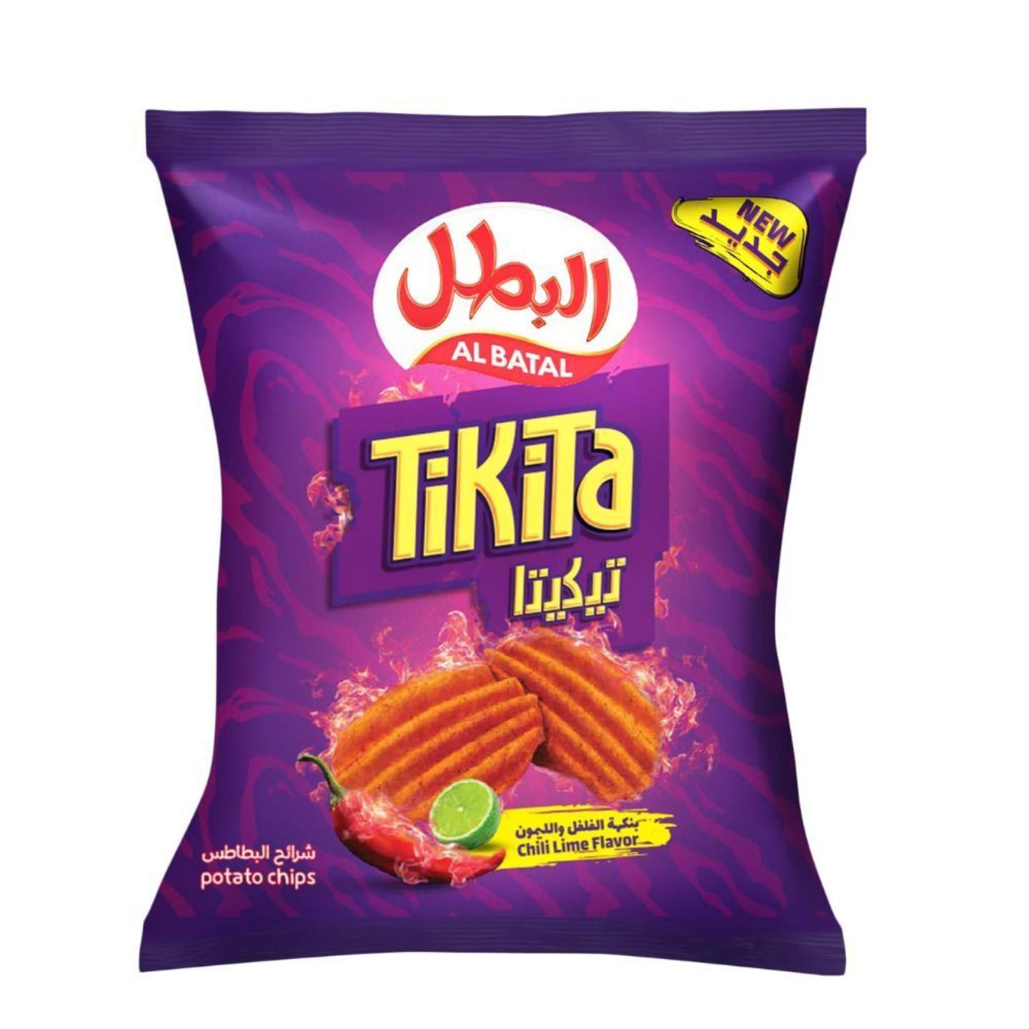Al Batal Tikita Chili Lime Potato Chips 65g