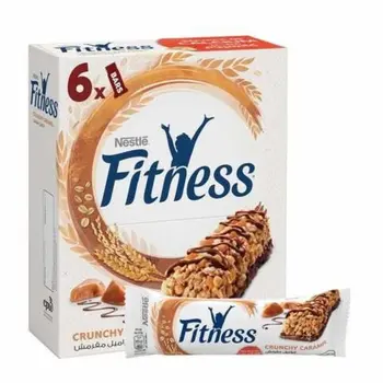 Nestlé Fitness Crunchy Caramel Cereal Bar 6x23.5g