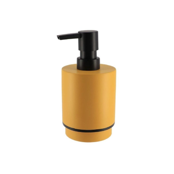 تندانس  موزع سائل الصابون المصنوع من البولي ريزين المتين باللونين الأوكر والأسود، بسعة 290 مل، AA62140123 1قطعة