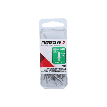Arrow Heavy-Duty Aluminium Rivets 20 Pieces