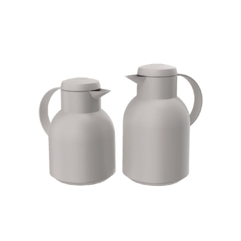 BIEN SERVI Grey Vacuum Flask Set 2-Piece Ergonomic Design
