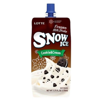Lotte Snow Ice Cookie & Cream Milk Shake 160ml