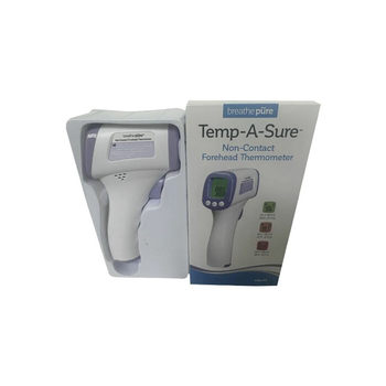 بريثبور    ميزان حرارة رقمي بدون لمس بخاصية الإيقاف التلقائي رمادي وأبيض 16.25 x 5 x 8.75 سم BP-HW-FT 1قطعة