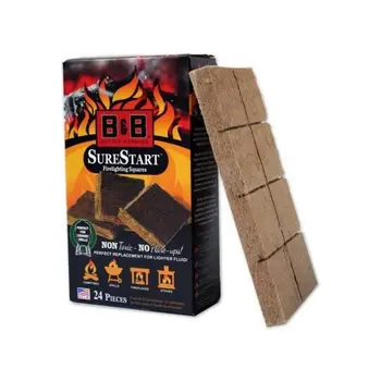 B&B SureStart Firelighting Squares 24 Pieces