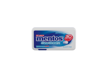 Mentos Mints Candy Clear Breath Peppermint 30Pieces
