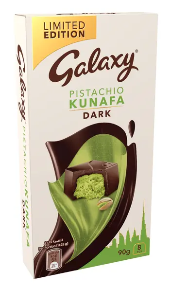 Galaxy Kunafa Dark Chocolate 90g