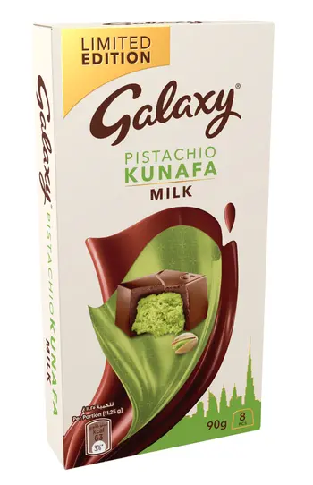 Galaxy Kunafa Milk Chocolate 90g