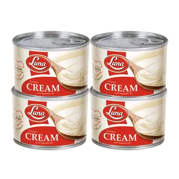 لونا شبيه القشطة كاملة الدسم 4 × 155 جم