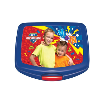 فيرست كيد  112-30-2117 صندوق غداء مستطيل للأطفال بقفل متين عالي الجودة أزرق 6 x 14 x 17 سم 1قطعة