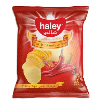 هالي رقائق بطاطس حارة 20جرام