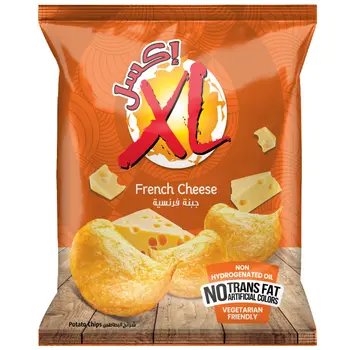 إكس إل رقائق بطاطس جنبة فرنسية 100جرام