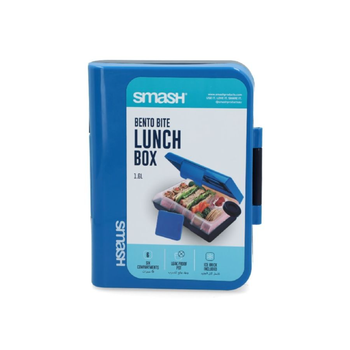 Smash Bento Bite Blue-Black Lunch Box 1.6L