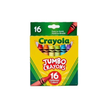 Crayola Jumbo Toddler Crayon Set 16 Colors