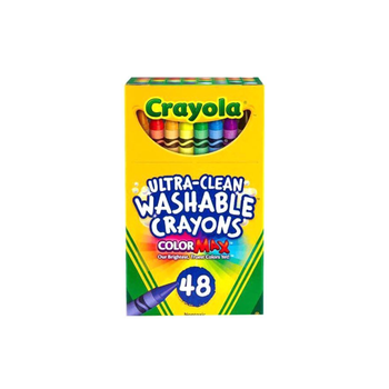 Crayola Color Max Ultra-Clean Washable Crayons 48-Piece
