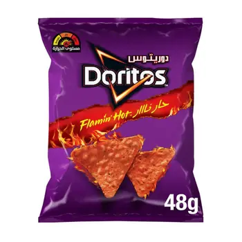 دوريتوس رقائق الذرة حار نار 48جرام