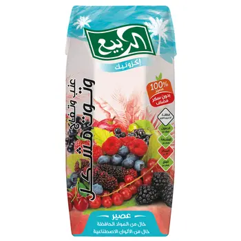 Al Rabie Grape & Berry Cocktail Juice 185ml