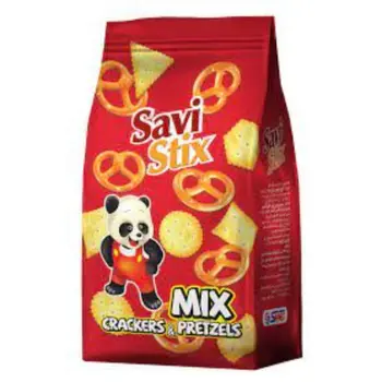 Savi Stix Mix Crackers & Pretzels 250g