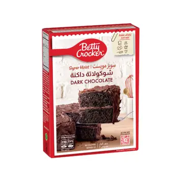 بيتي كروكر خليط كيك فائق الهشاشة بنكهة الشوكولاتة الداكنة 430جرام