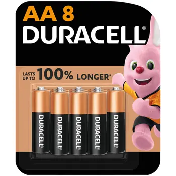 Duracell AA Batteries 8 pcs