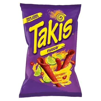 Takis Fuego Pepper Lime Snacks 56g