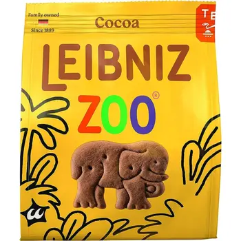 Bahlsen Leibniz Zoo Cocoa Biscuits 100g