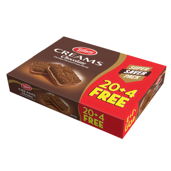 Tiffany Chocolate Cream Sandwich Biscuits 16g