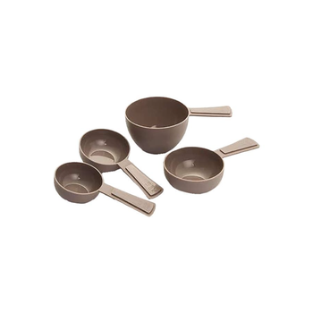 Assorted Color Plastic Measuring Cup Set 7.3x8.9x14.8cm