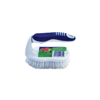 سكوتش برايت فرشاة سكوتش برايت الناعمة متعددة الاستخدامات بشعيرات نايلون باللونين الأبيض والأزرق 6.4×3.5×2.2 بوصة 1قطعة